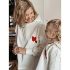 Atelier Rive Heart Hoodie Mama & Papa