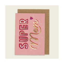 Ava & Yves Glückwunschkarte 'Super Mom'