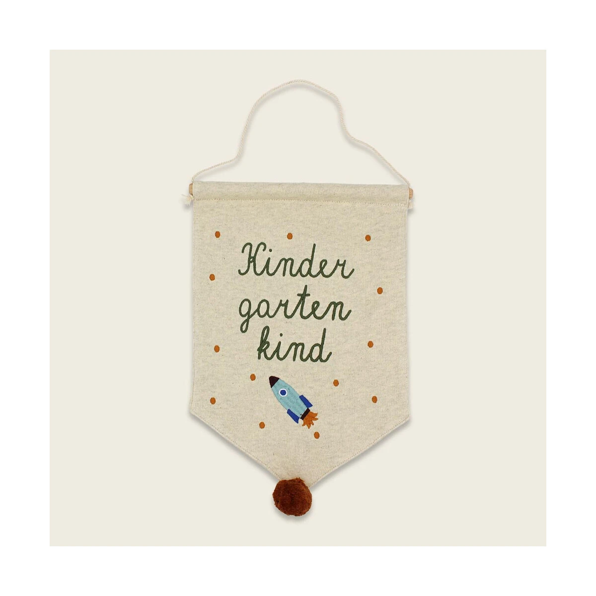 Ava & Yves Wandbehang 'Kindergartenkind' Rakete 1 Ava & Yves Wandbehang 'Kindergartenkind' Rakete