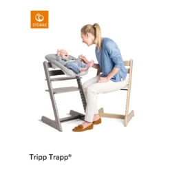 Bundle: Stokke Tripp Trapp Stuhl Buche + Newborn Set