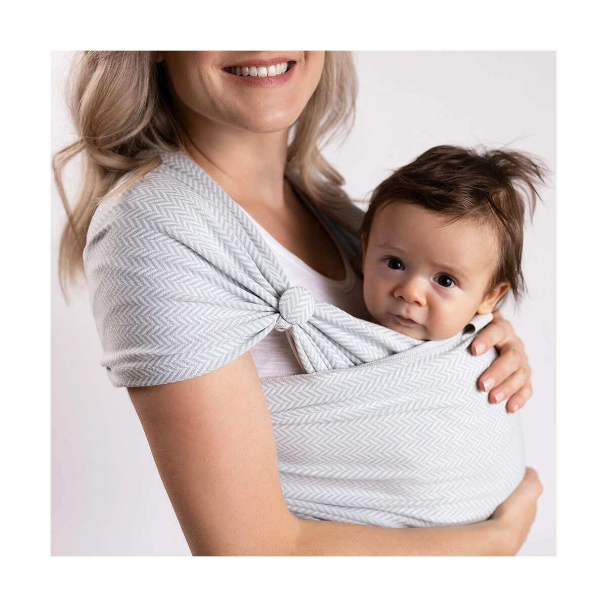 Cocoome Sling Elastisches Tragetuch Mit Nackenrolle & Knopfgummi 8 Cocoome Sling Elastisches Tragetuch Mit Nackenrolle & Knopfgummi – Bild 8