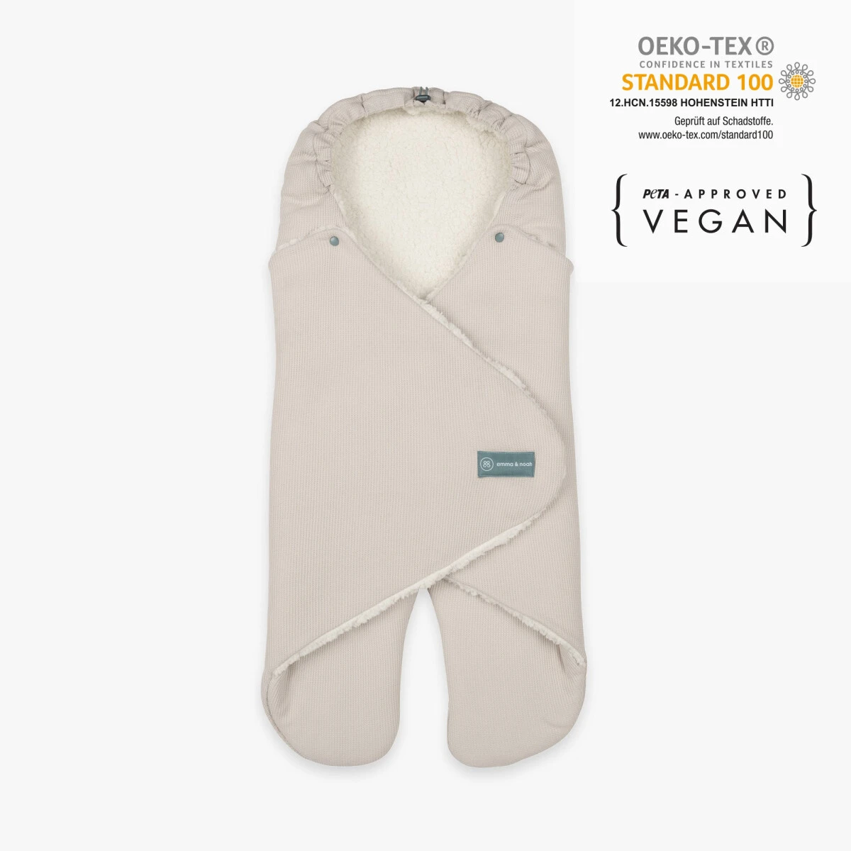 Emma&Noah Einschlagdecke Mit Füßen 3 Emma&Noah Einschlagdecke Mit Füßen – Bild 3