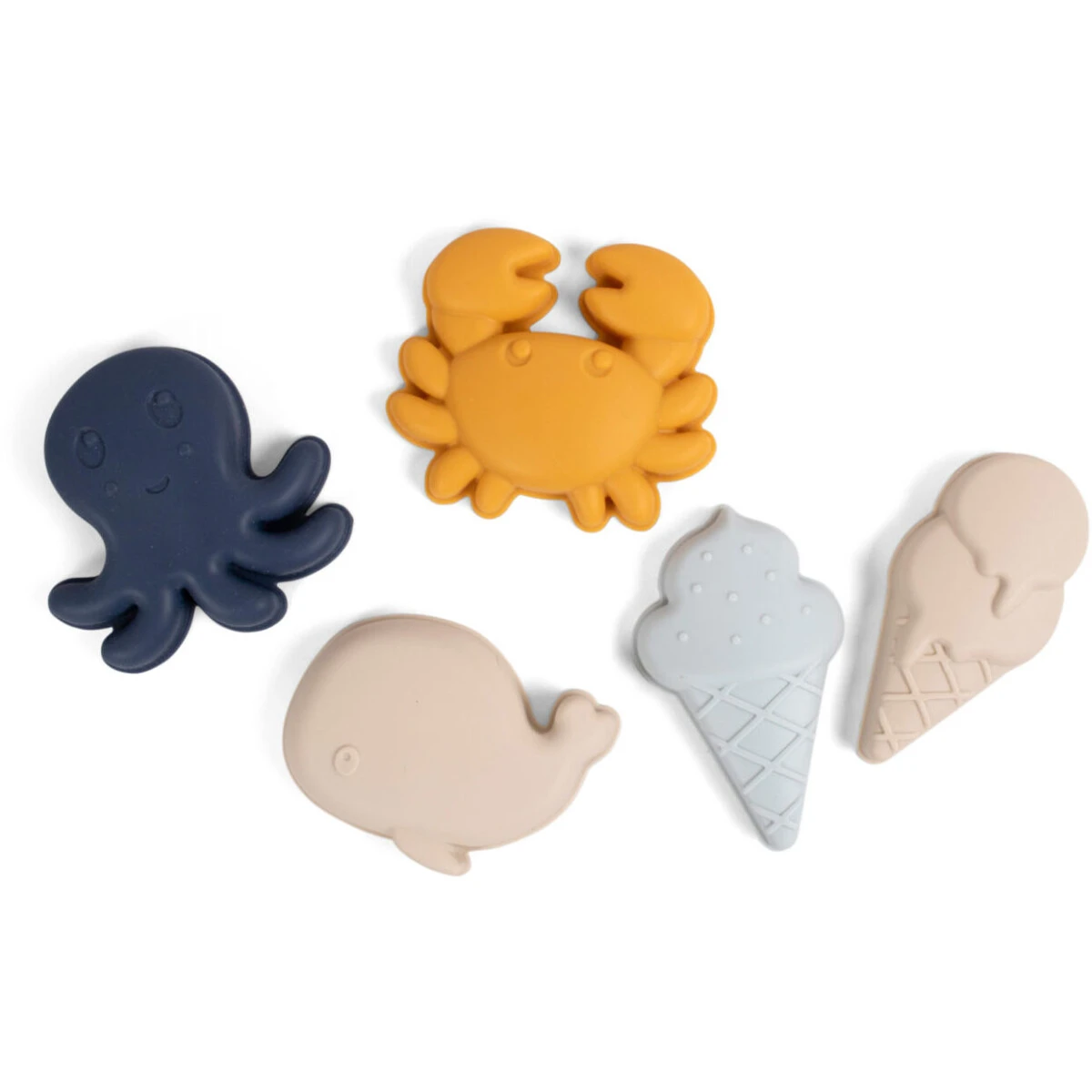 Filibabba Silikon-Sandförmchen 5er-Set 2 Filibabba Silikon-Sandförmchen 5er-Set – Bild 2