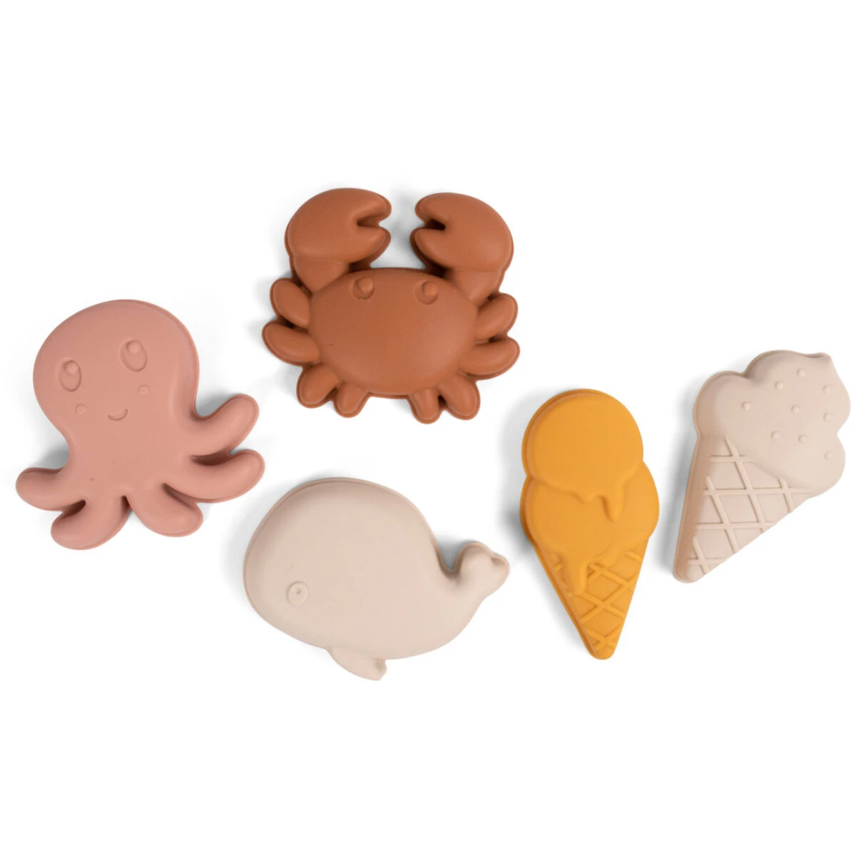 Filibabba Silikon-Sandförmchen 5er-Set 4 Filibabba Silikon-Sandförmchen 5er-Set – Bild 4