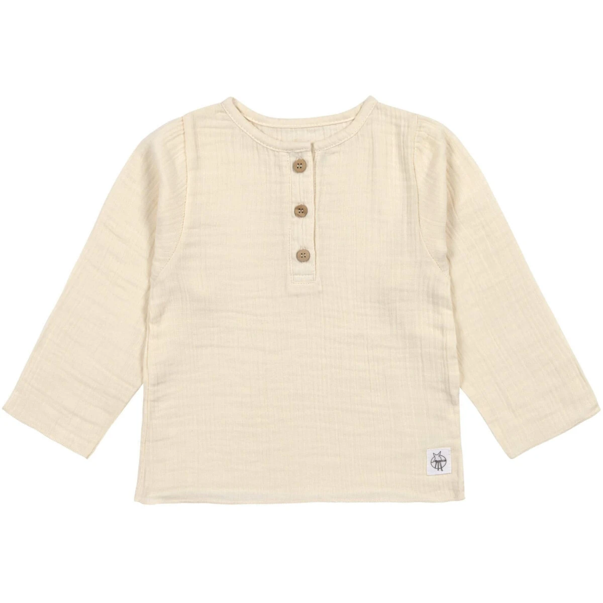 LÄSSIG Lässig Langarmshirt Aus Bio-Musselin 4 LÄSSIG Lässig Langarmshirt Aus Bio-Musselin – Bild 4