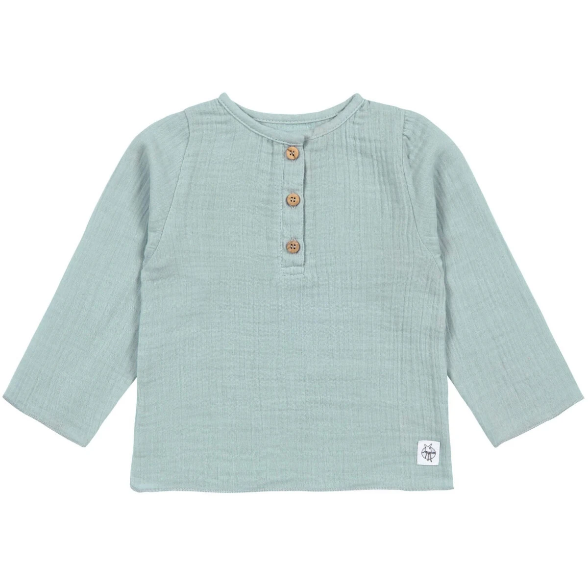 LÄSSIG Lässig Langarmshirt Aus Bio-Musselin 7 LÄSSIG Lässig Langarmshirt Aus Bio-Musselin – Bild 7