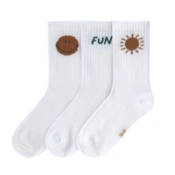 LÄSSIG Lässig Tennissocken Kinder 3er-Set - Little Gang Fun