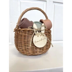 Little Pippa Osterkörbchen Mit Personalisiertem Hasen-Anhänger