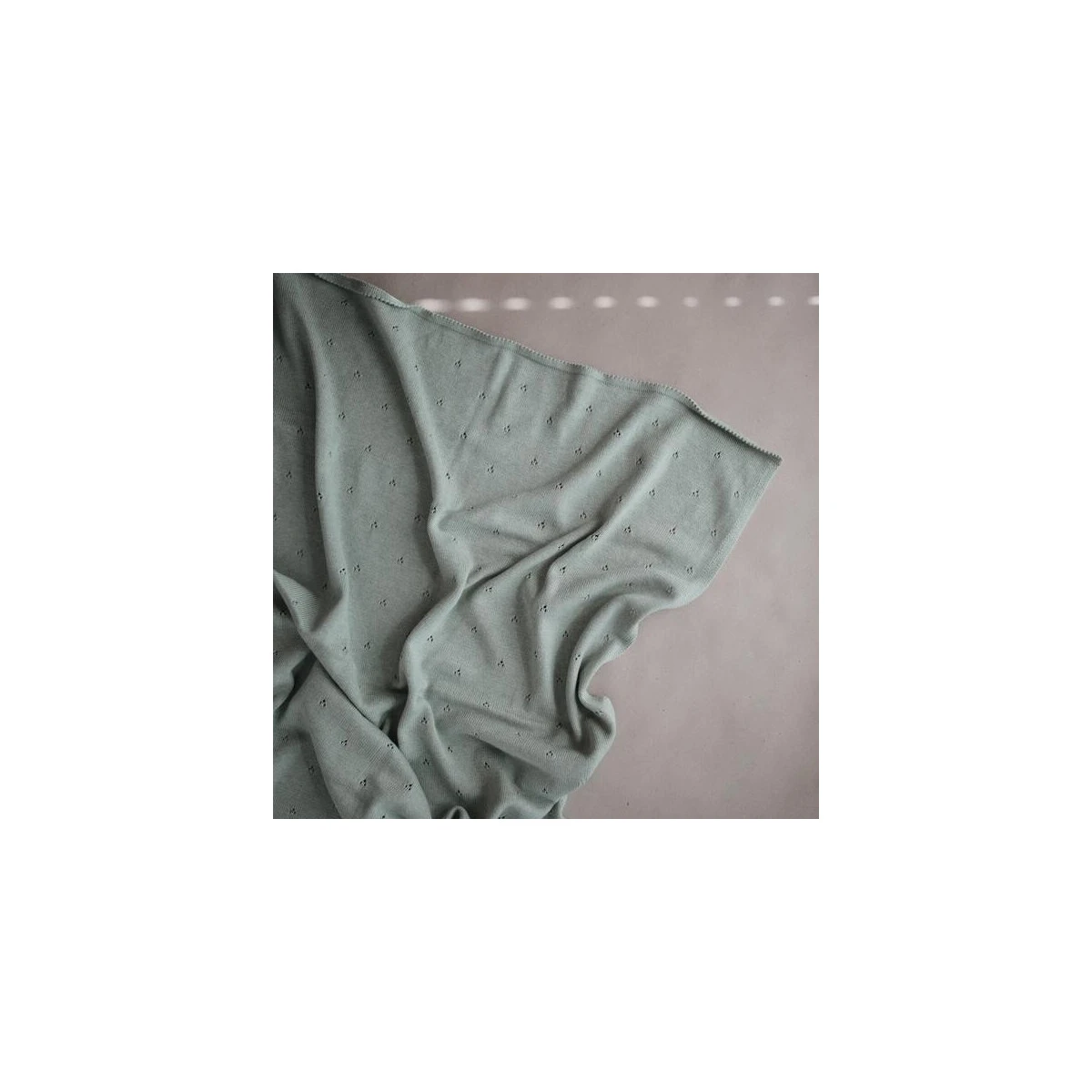 Mushie Strickdecke Biobaumwolle Pointelle 1 Mushie Strickdecke Biobaumwolle Pointelle