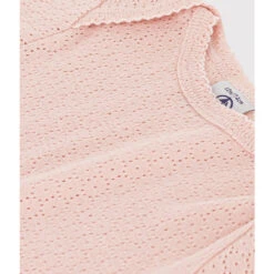 Petit Bateau Kurzarmbody Ajour-Strick Biobaumwolle