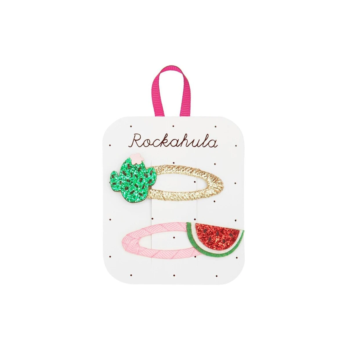 Rockahula Haarspangen 2 Stück Glitter Cactus And Watermelon Clips 1 Rockahula Haarspangen 2 Stück Glitter Cactus And Watermelon Clips
